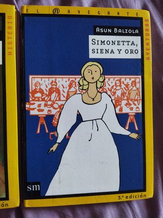 libros simonetta siena y oro y cartas de invierno