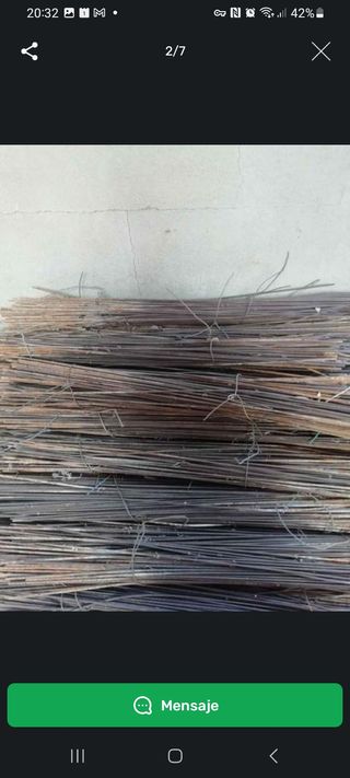 Tutores hierro plantas viñedo