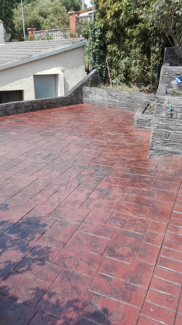 Hormigón impreso fachada