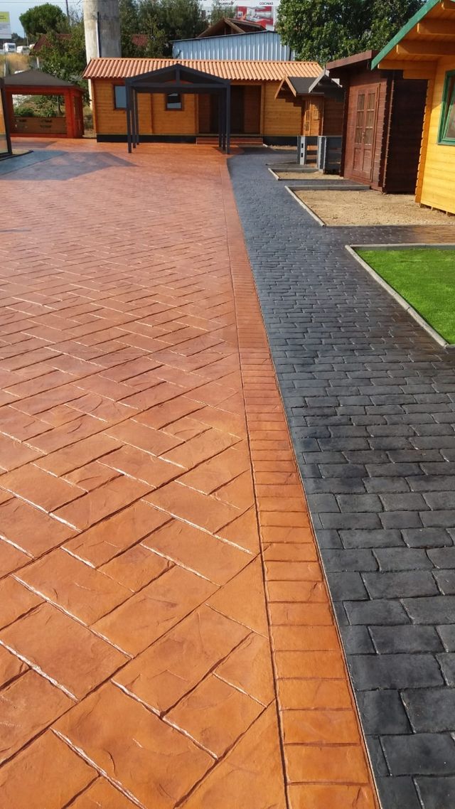 Hormigón impreso fachada