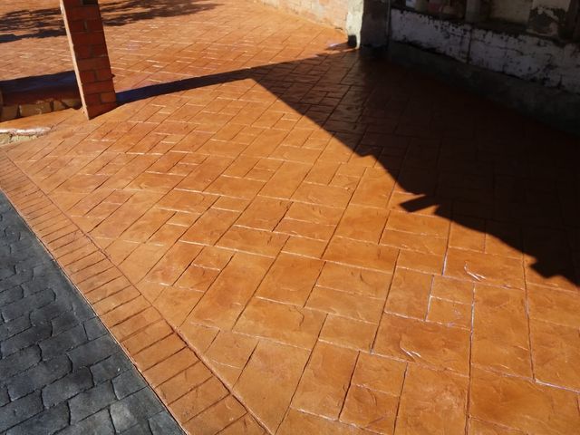 Hormigón impreso fachada