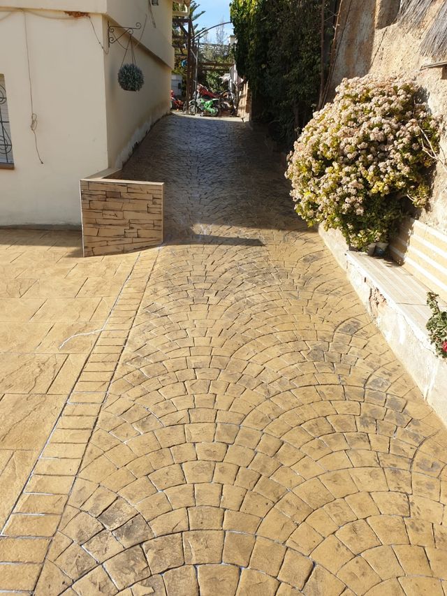 Hormigón impreso fachada