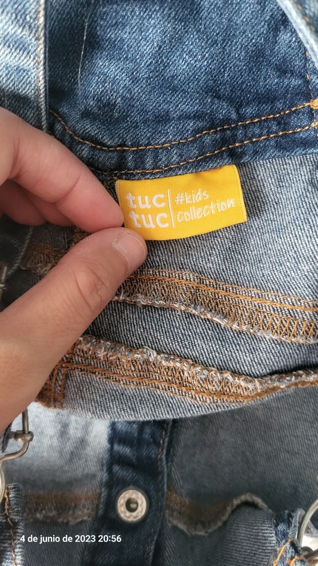 precioso peto tuc tuc 7 años