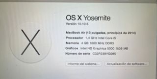 MacBook Air Model A1466