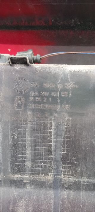 paragolpes trasero polo 2010