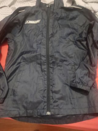 chubasquero Mercury talla 12 / 13 azul marino