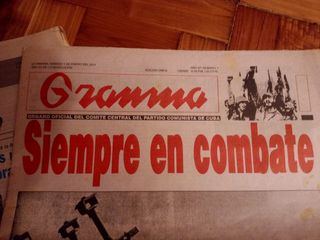periódicos cuba comunistas Gramma Juventu Rebelde