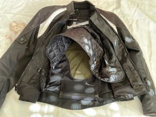 Chaqueta moto mujer
