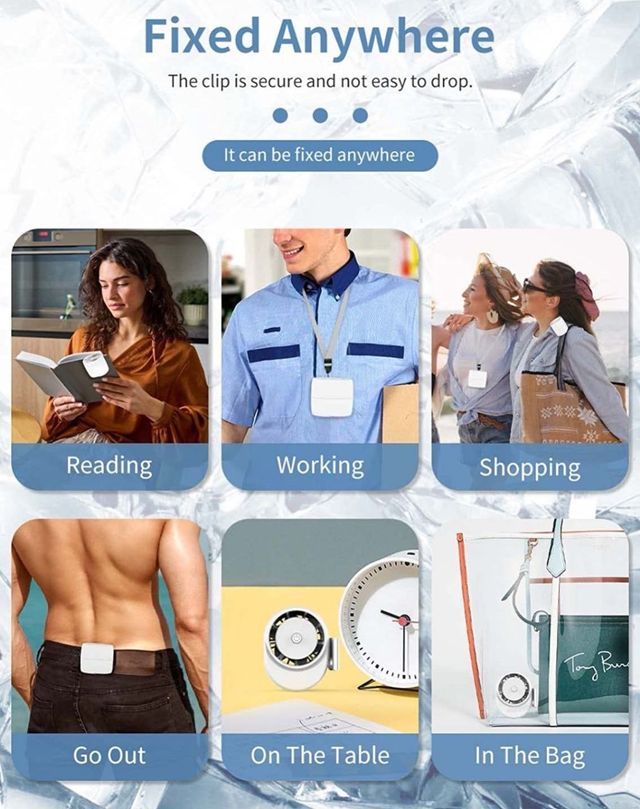 Ventilador pequeño portátil