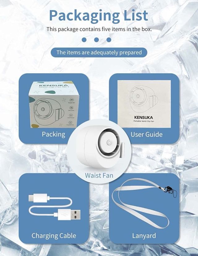 Ventilador pequeño portátil