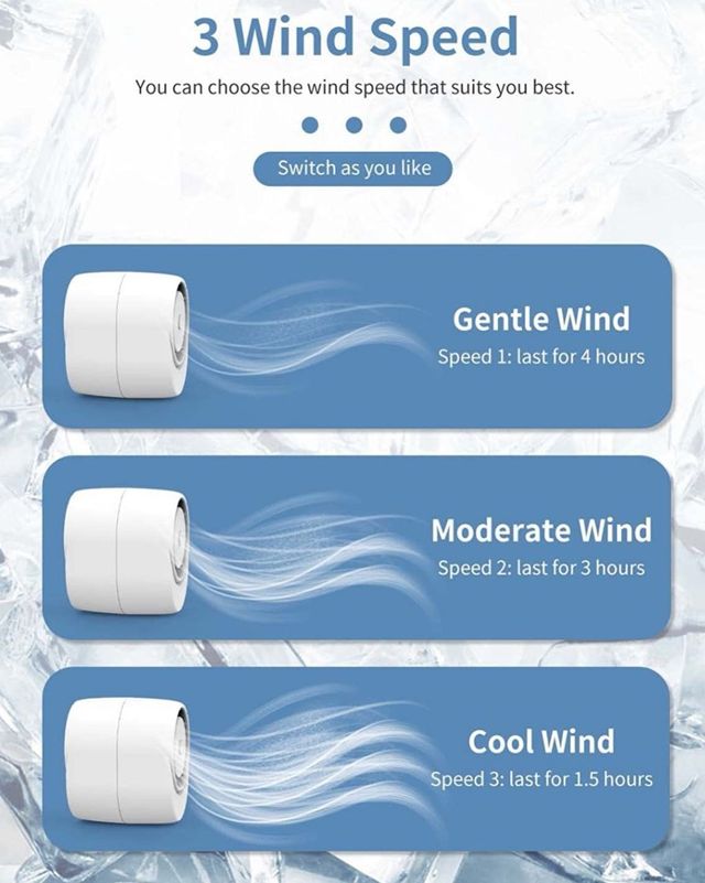 Ventilador pequeño portátil