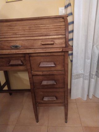 escritorio buro antiguo madera