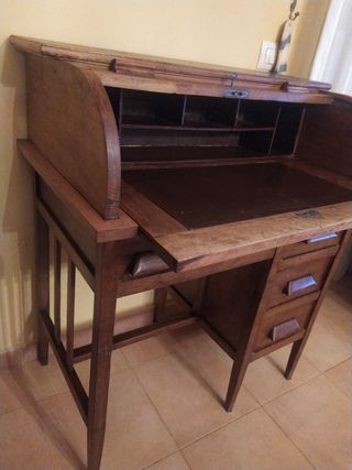 escritorio buro antiguo madera