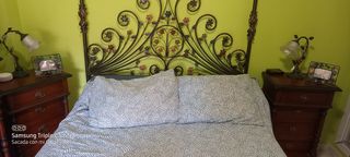 Dormitorio matrimonio madera pino