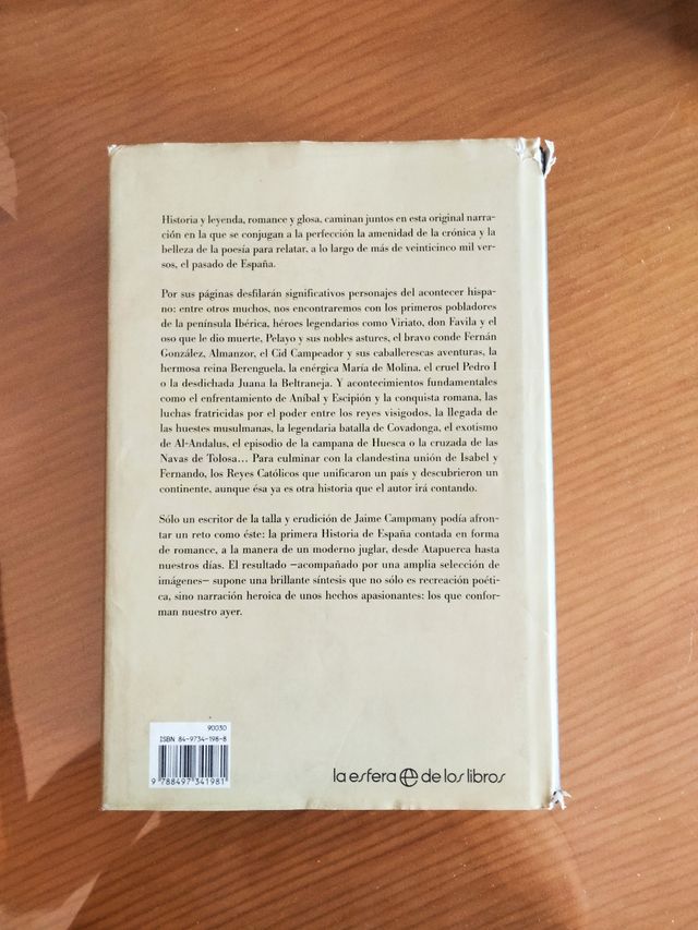 ✅ El Romancero de la Historia de España 🤵📚