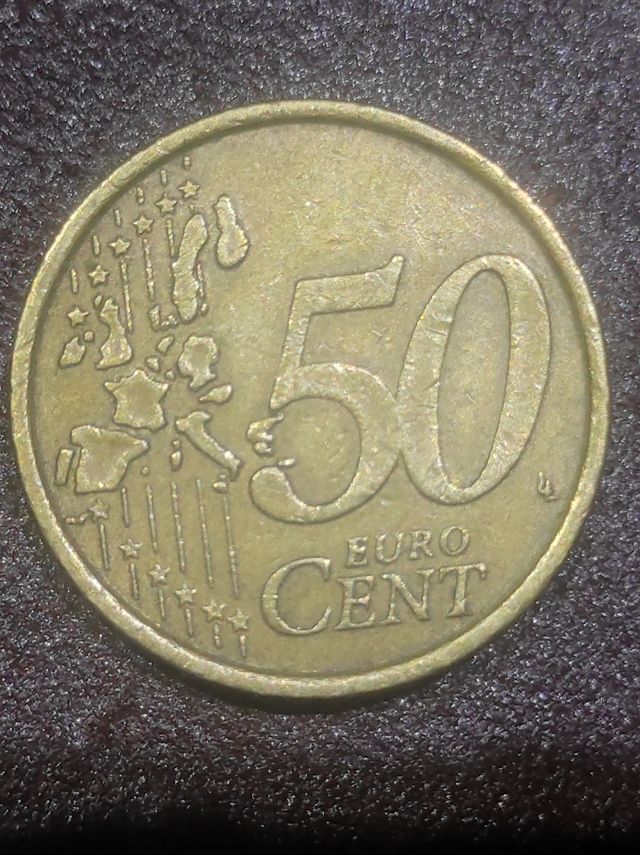 moneda 50 céntimos euro 2002 Itàlia Marcus aureliu