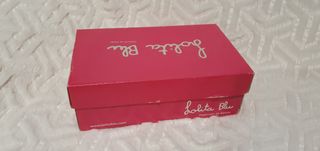 LOLITA BLUE. Sandalias tacón rosa palo dorada 38