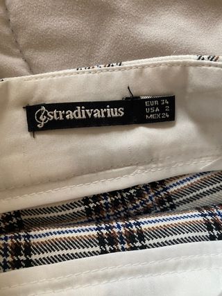 Falda pantalón cuadros