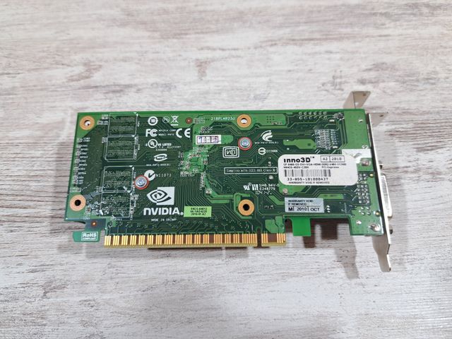 Nvidia 8400 GS 512MB DDR2 Perfil Bajo (inno3D)