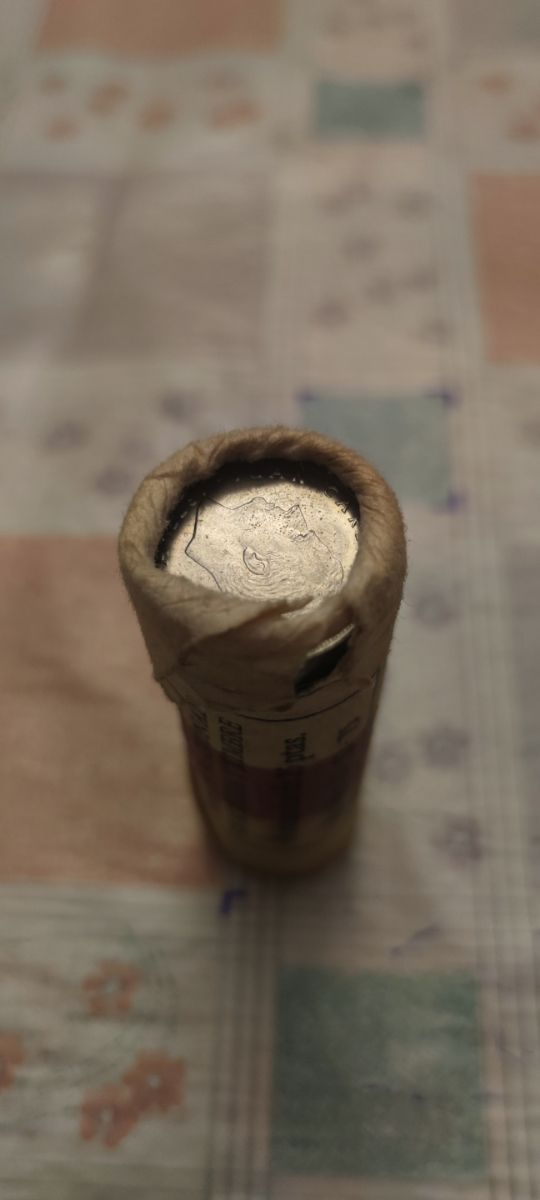 Cartucho 40 monedas 25pts de 19/12/1975