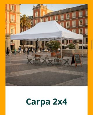 carpas de aluminio 3x3 3x4,5 3x6 5x5