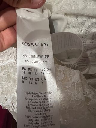 Vestido novia Rosa Clara