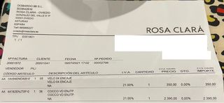 Vestido novia Rosa Clara