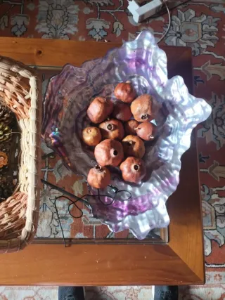 CENTRO FLORAL d Rosas, granadas,mazorcas