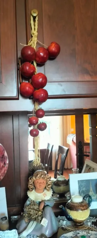 CENTRO FLORAL d Rosas, granadas,mazorcas