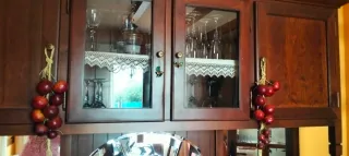 CENTRO FLORAL d Rosas, granadas,mazorcas