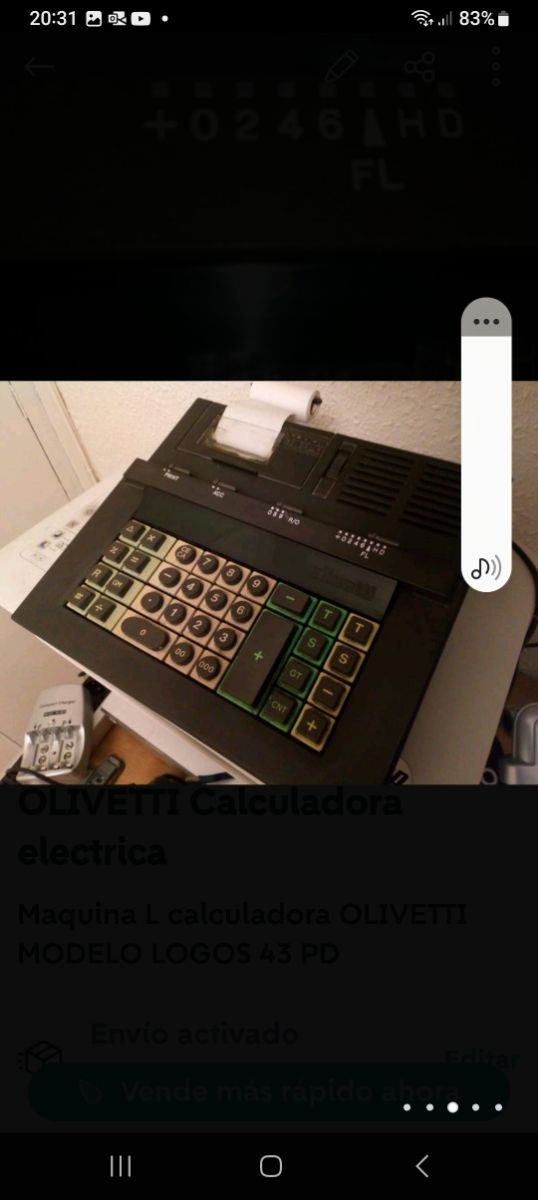 CALCULADORA OLIVETI