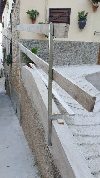 barandillas quitamiedos para obra