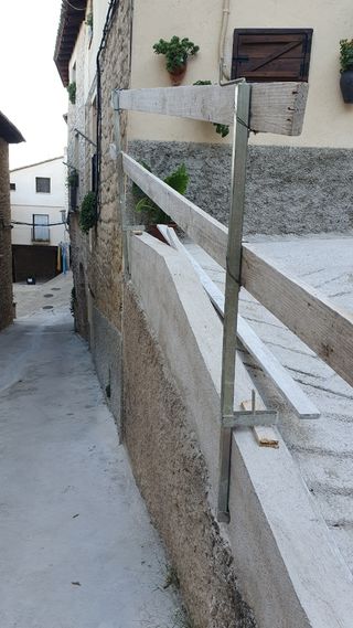 barandillas quitamiedos para obra