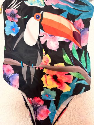 Bañador tucán, talla 38 nuevo