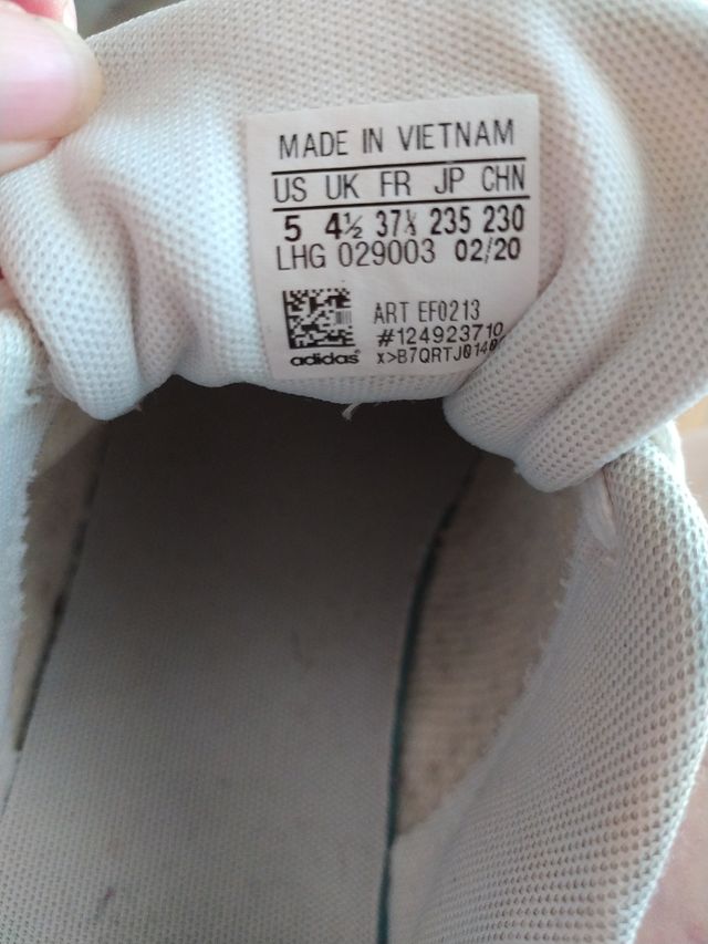 Zapatilla advantage k verde ADIDAS