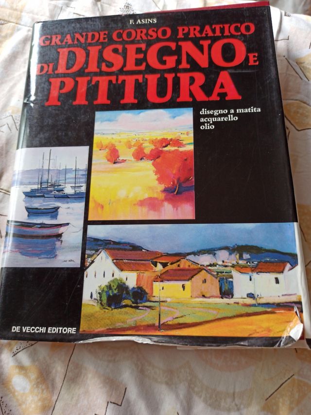 libro di disegno e pittura