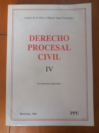 Manual de Derecho Procesal Civil IV