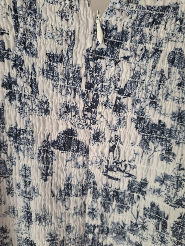 Vendo Vestido Toile Azul. Marca COOSY. Talla S