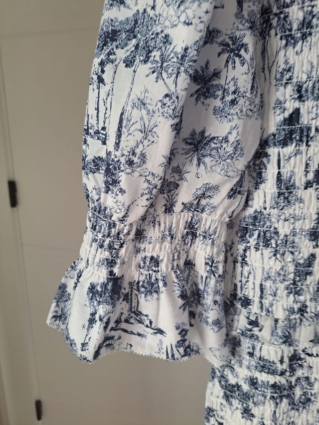 Vendo Vestido Toile Azul. Marca COOSY. Talla S