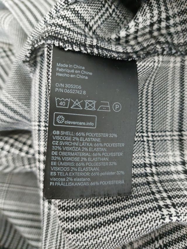 Vestito corto principe di galles