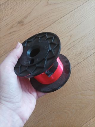 filo pesca spinning sportiva nylon fluo arancio