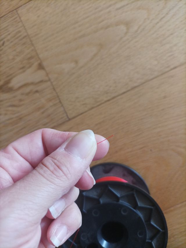 filo pesca spinning sportiva nylon fluo arancio