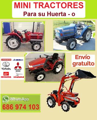 Kubota B7000 con pala y fresa