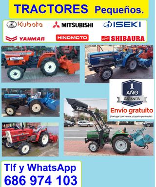 Kubota B7000 con pala y fresa