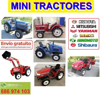 Kubota B7000 con pala y fresa