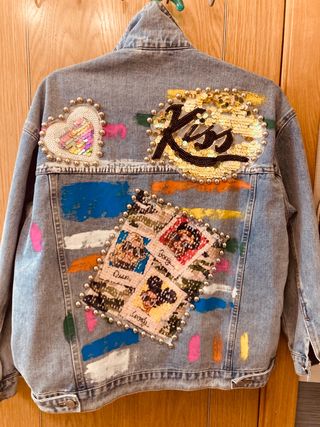 Cazadora oversize customizada