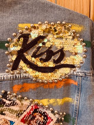 Cazadora oversize customizada