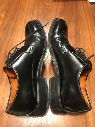 Zapatos de hombre negros de piel Martiani