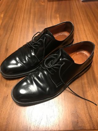 Zapatos de hombre negros de piel Martiani