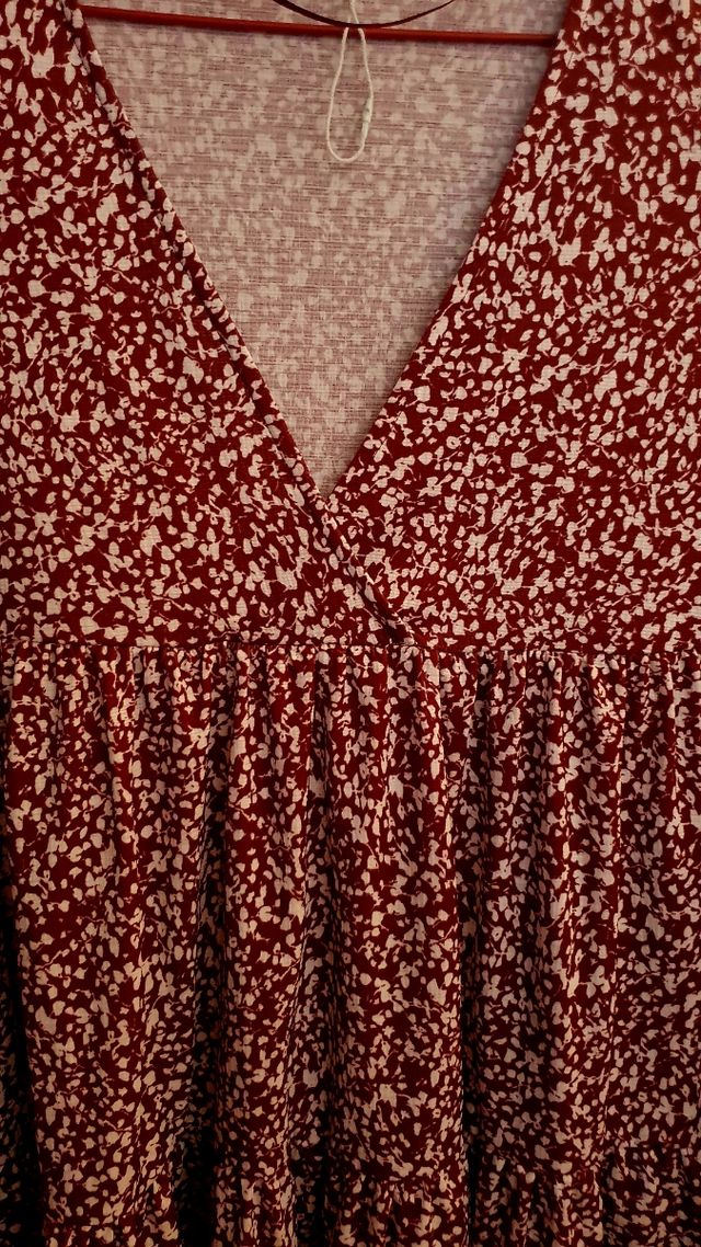 Vestido estampado Pull&Bear XS